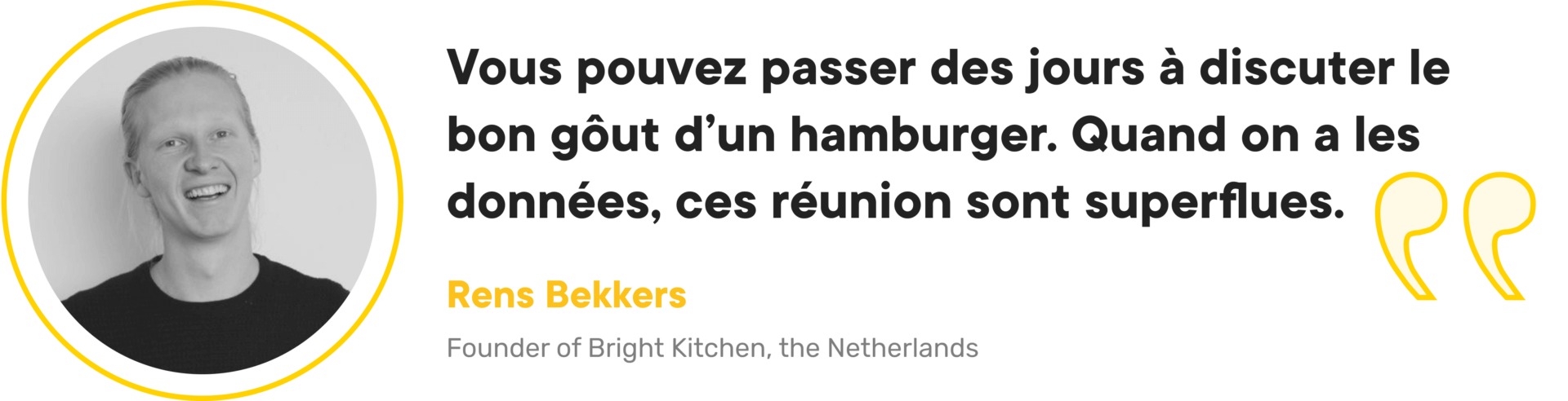 Rens Bekkers Bright Kitchen dark kitchen succès