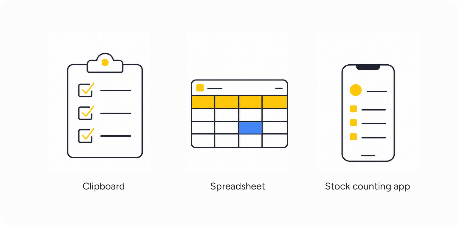 stock counting methods for restaurants