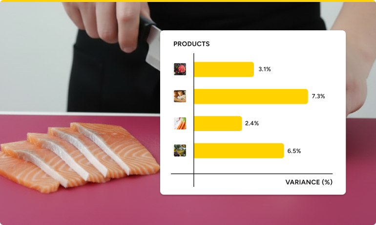 Why track food cost variance at ingredient level