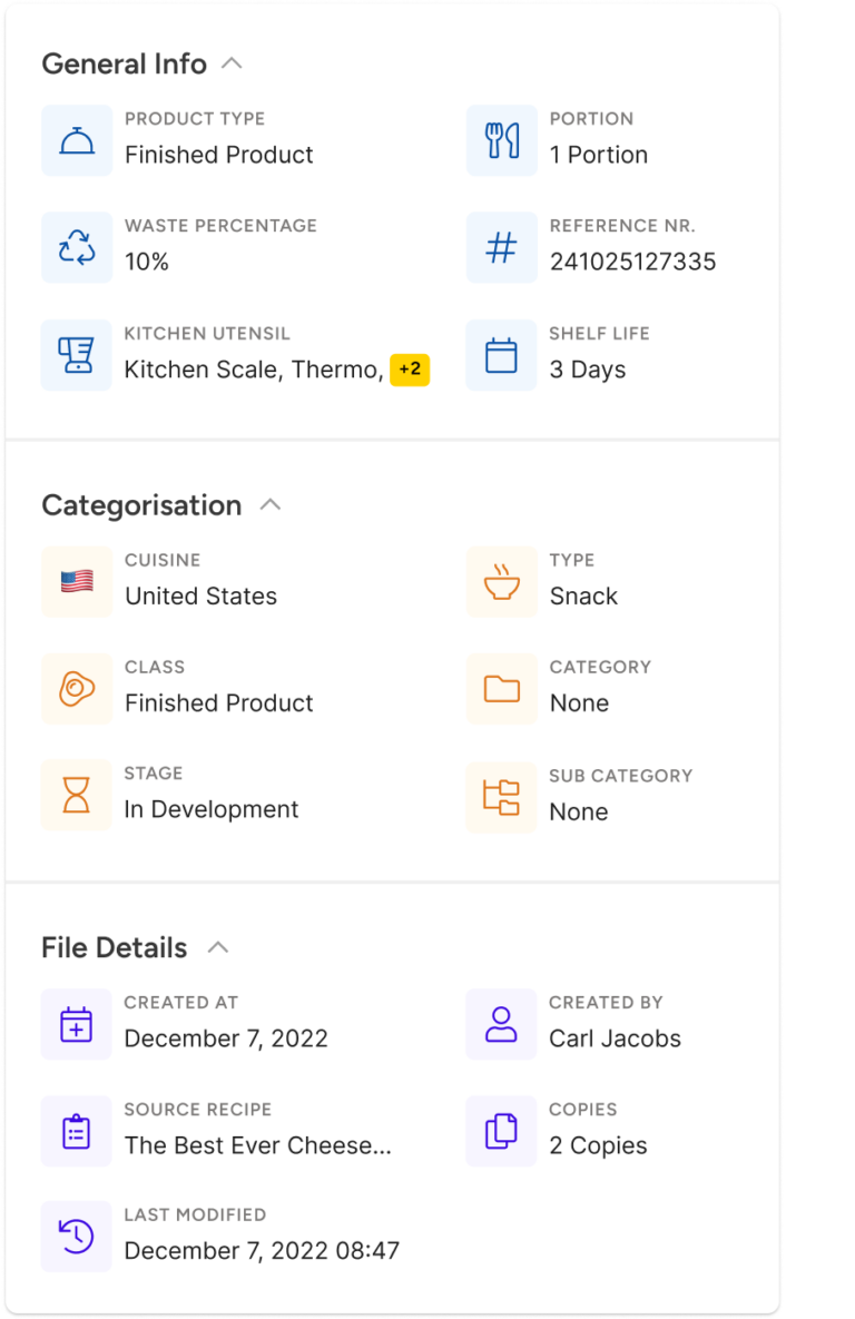 Menu Engineering & Recipe Development Software - Apicbase