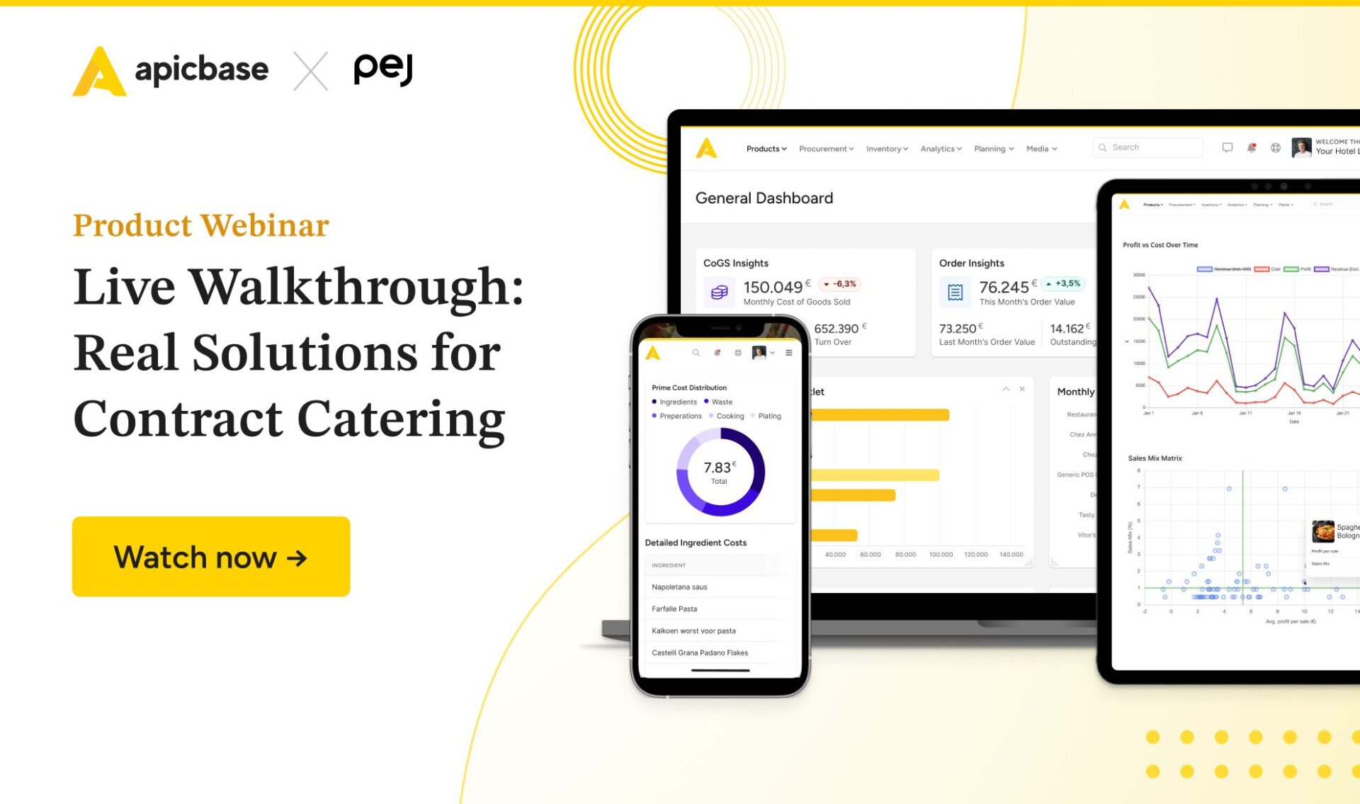 Product Webinar Catering Pej