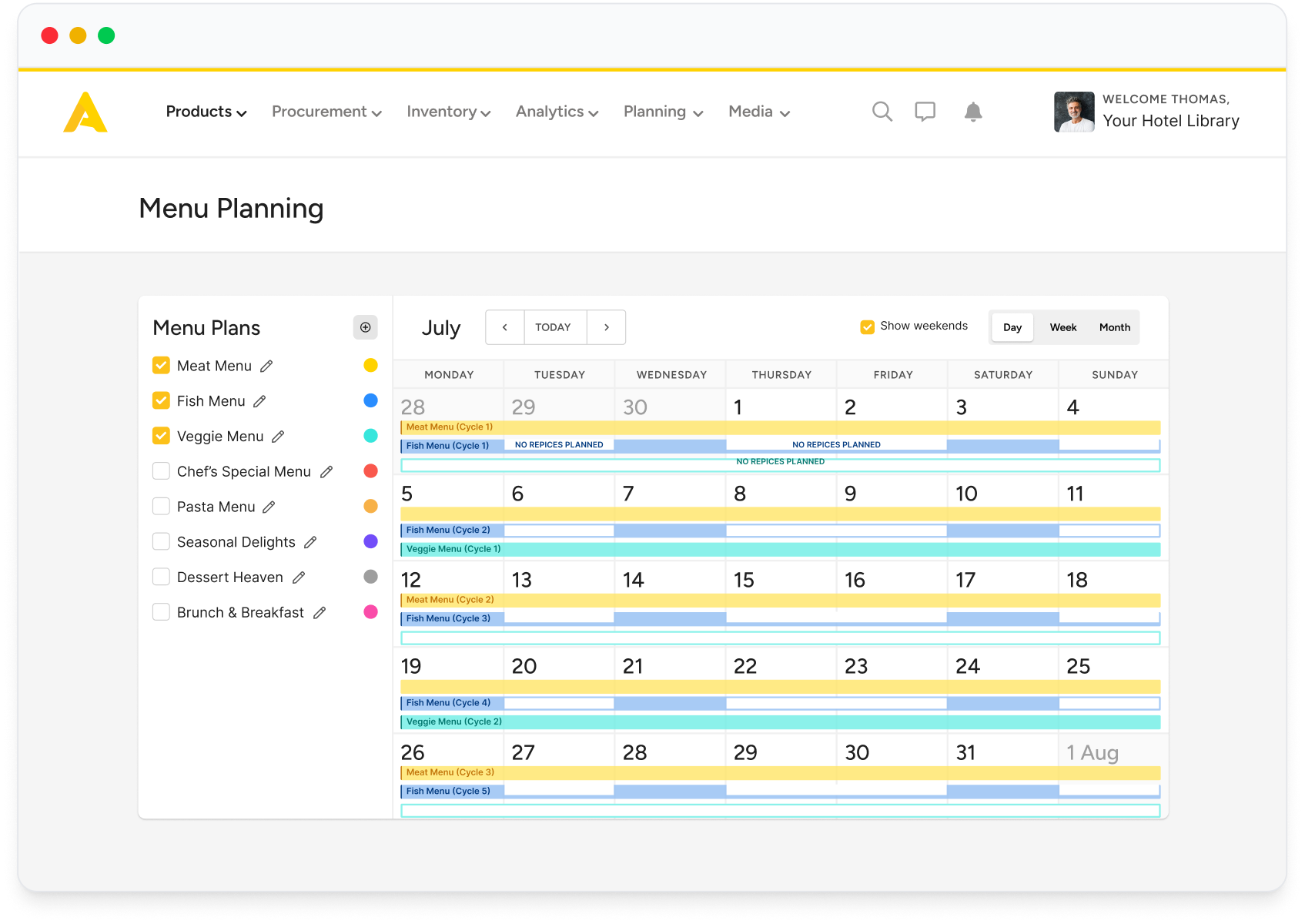 apicbase-menu-planning